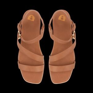 Bared Leather and Plant Women’s Twite Strappy Sandals 6-6.5 (36)